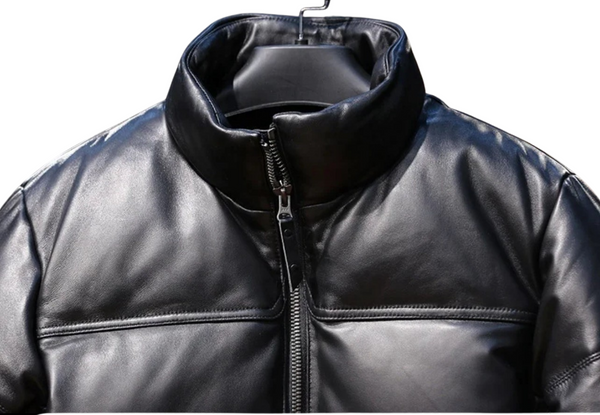 Jet Juno Ascend Leather Hooded Puffer